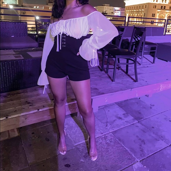 Fashion Nova Romper Jumpsuit. Stretchy. - Picture 1 of 3